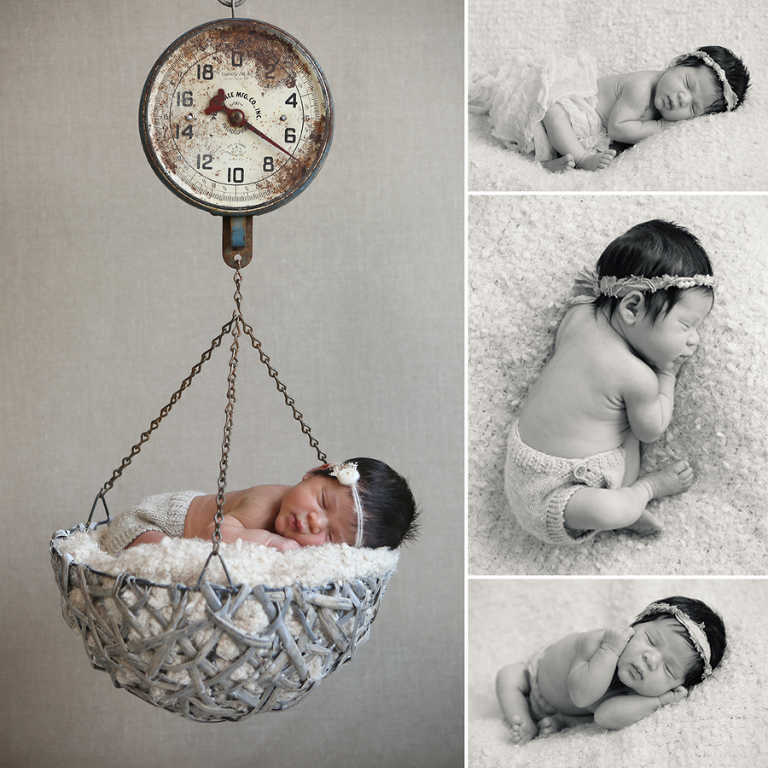 Baby In Hanging Scale