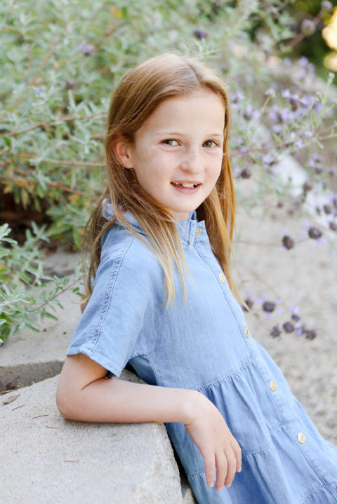 Red head little girl, Los Angeles Family Photography Session