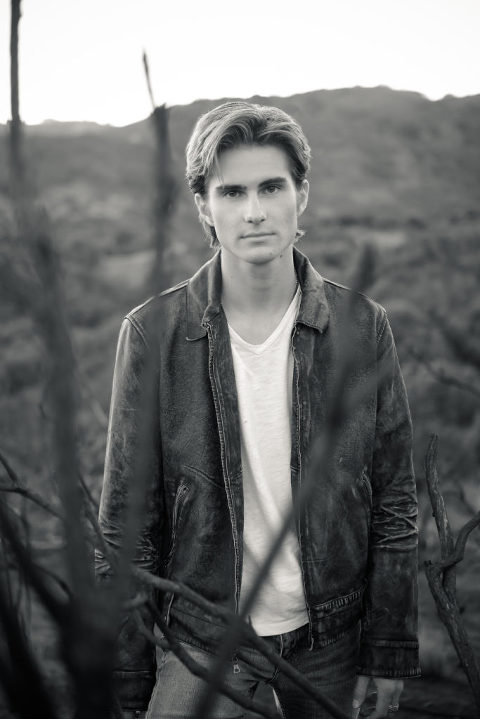 Senior Photo Boy in the mountains burned by Malibu fire, Los Angeles, Diana Henderson Photography
